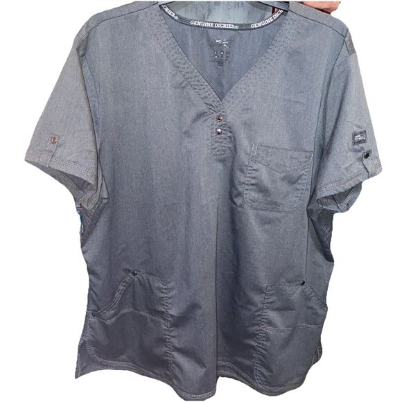 Dickies Women’s Black Gray Top Size Large - Picture 1 of 2